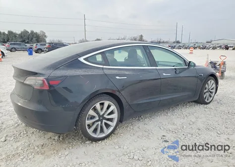 2018 Tesla Model 3 из США, поврежденный, VIN 5YJ3E1EA8JF075862